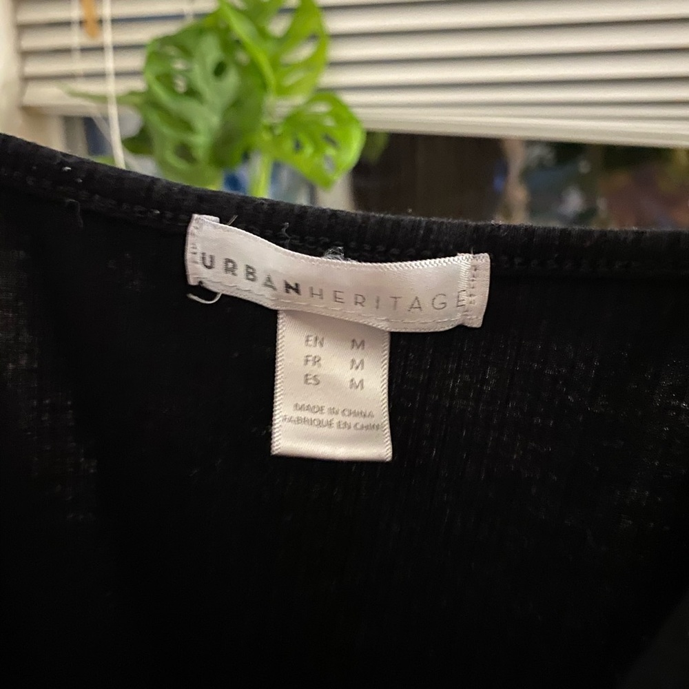 Black Rib Knit Tank - Picture 2 of 2